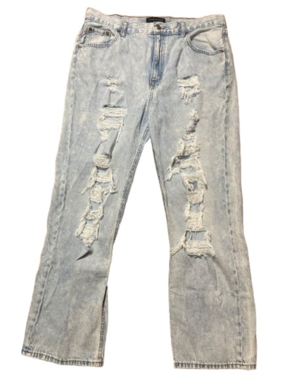 Aeropostale90’s Baggy Light Wash Distressed Women's Jeans Size 16